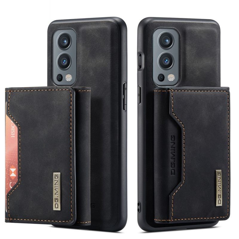 Capa Para OnePlus Nord 2 5G Porta-cartões Destacável Dg.ming