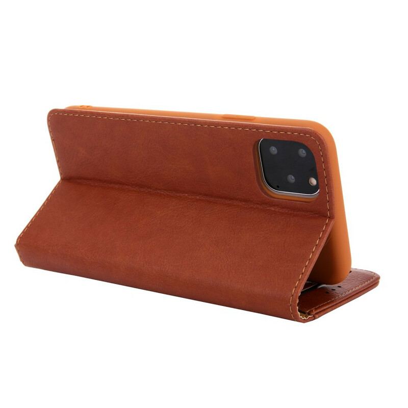 Capa De Celular Para iPhone 11 Pro Flip Estilo De Couro De Primeira Classe