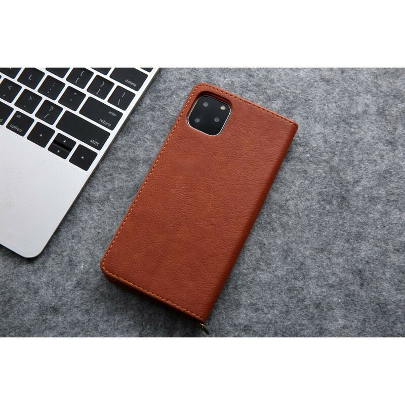 Capa De Celular Para iPhone 11 Pro Flip Estilo De Couro De Primeira Classe