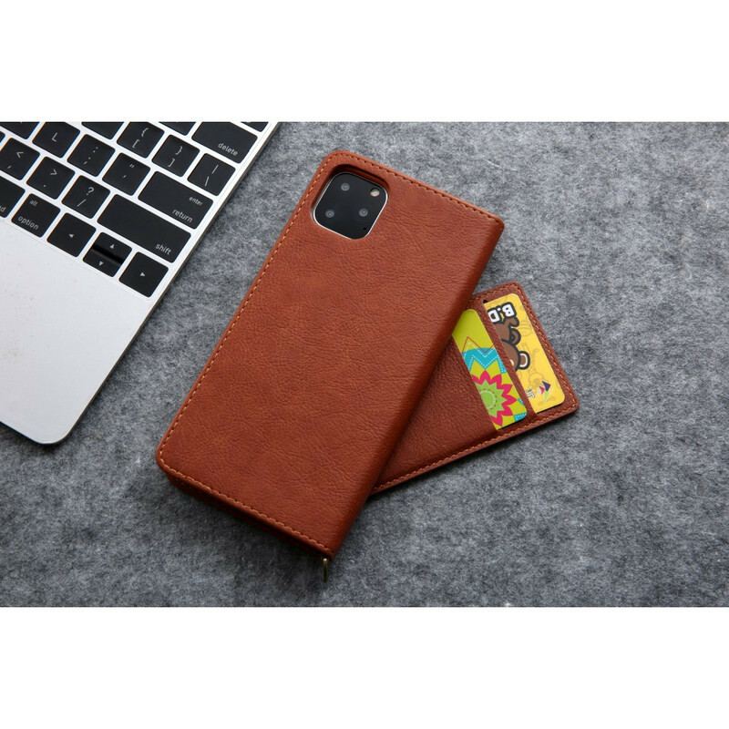 Capa De Celular Para iPhone 11 Pro Flip Estilo De Couro De Primeira Classe