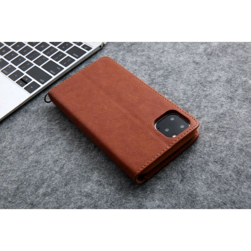 Capa De Celular Para iPhone 11 Pro Flip Estilo De Couro De Primeira Classe