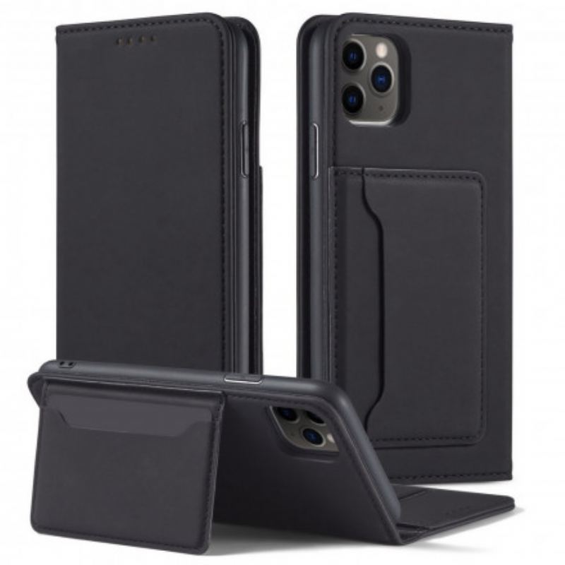 Capa De Celular Para iPhone 11 Pro Flip Suporte Para Cartão