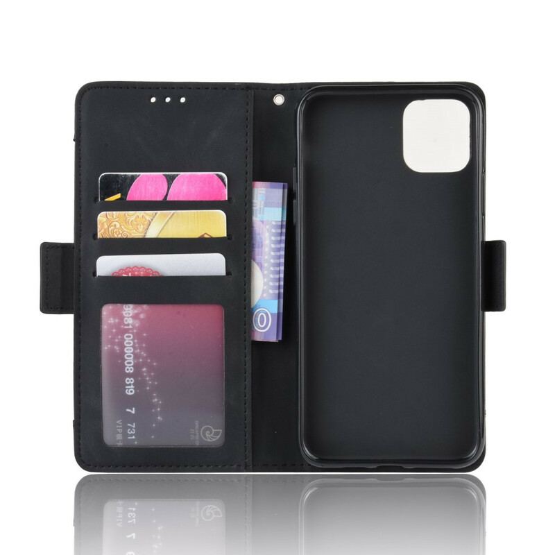 Capa De Couro Para iPhone 11 Pro Multi-card Premier Class