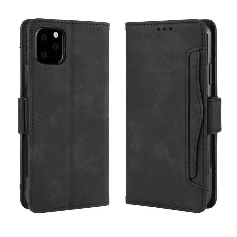 Capa De Couro Para iPhone 11 Pro Multi-card Premier Class