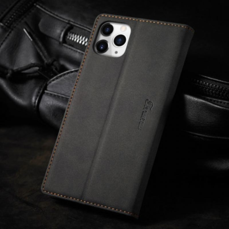 Capa Em Pele Para iPhone 11 Pro Couro Sintético Forwenw