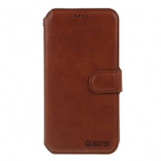 Capa Flip Para iPhone 11 Pro Efeito Couro Azns