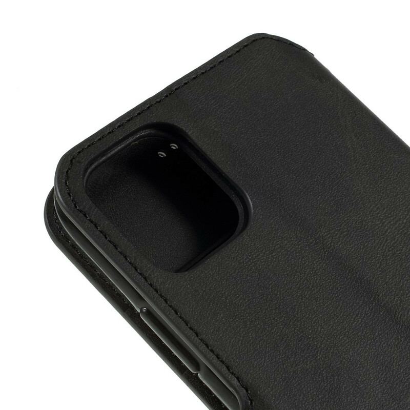 Capa Flip Para iPhone 11 Pro Efeito Couro Azns