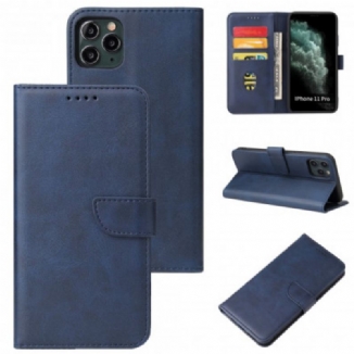 Capa Folio Para iPhone 11 Pro Estilo Vintage De Couro