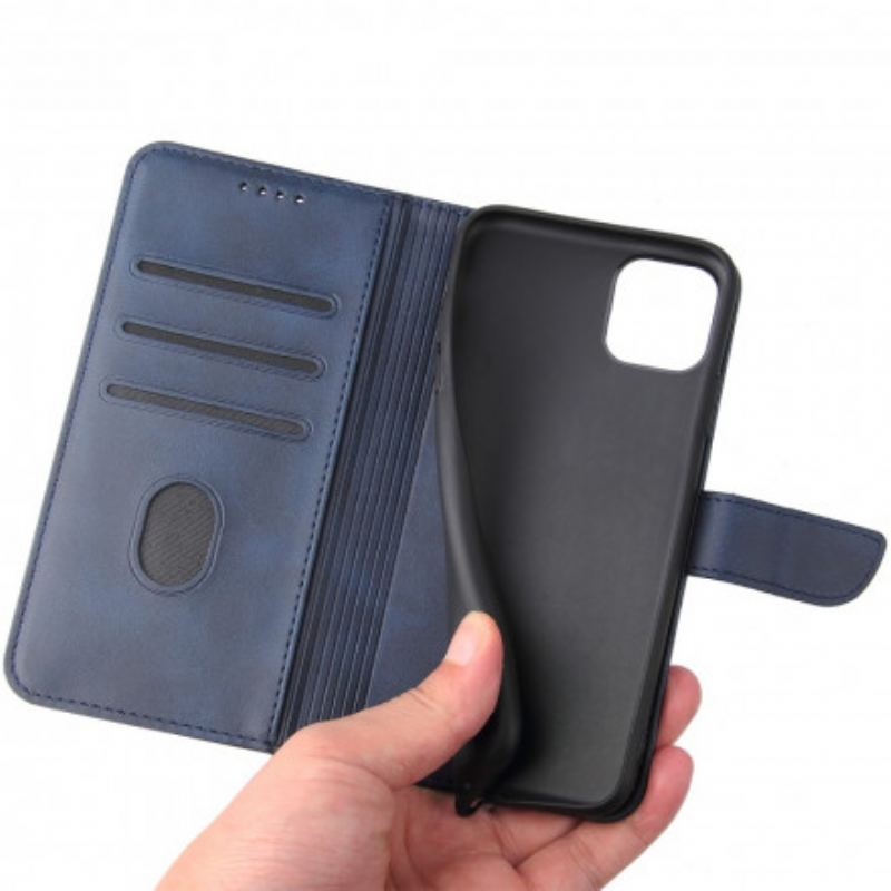 Capa Folio Para iPhone 11 Pro Estilo Vintage De Couro