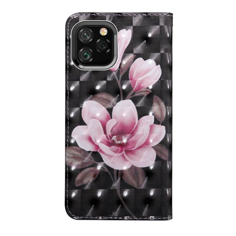 Capa Folio Para iPhone 11 Pro Flores Em Flor