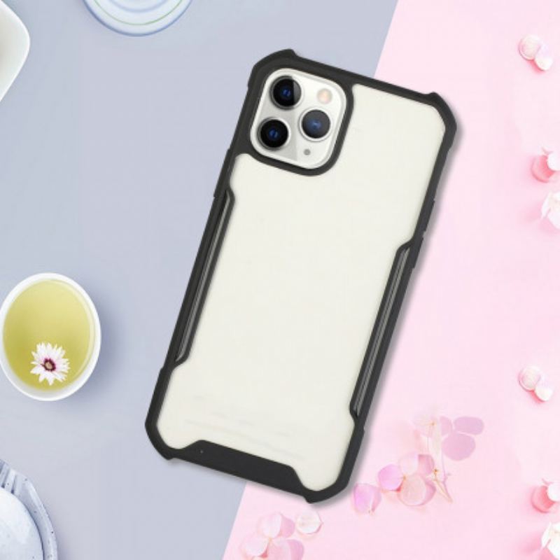 Capa Para iPhone 11 Pro Bordas Coloridas Híbridas