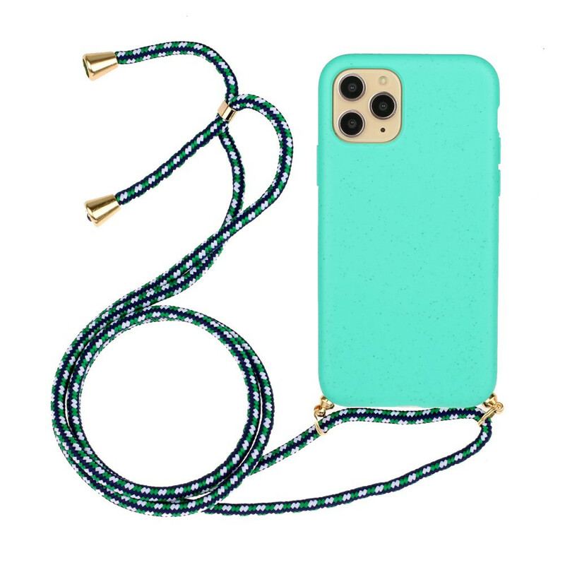 Capa Para iPhone 11 Pro Cordão De Silicone E Colorido