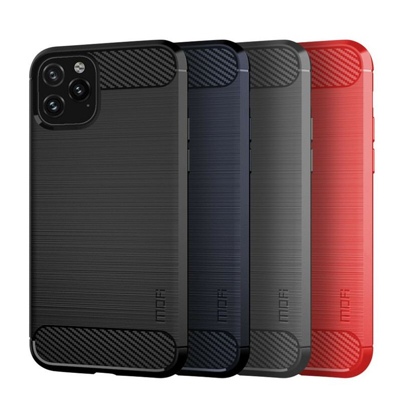 Capa Para iPhone 11 Pro Fibra De Carbono Escovada Mofi