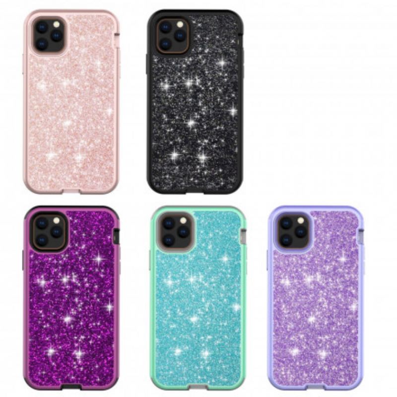 Capa Para iPhone 11 Pro Glitter Híbrido