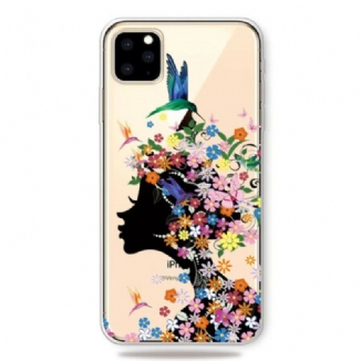 Capa Para iPhone 11 Pro Linda Cabeça De Flor