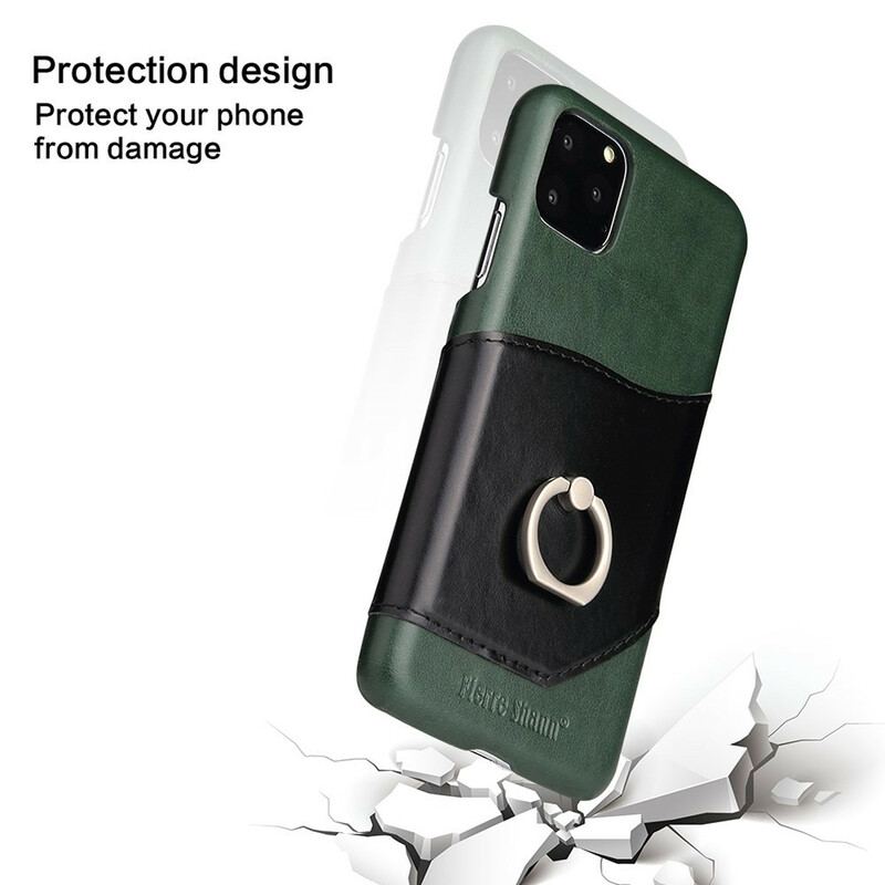 Capa Para iPhone 11 Pro Porta-cartões E Porta-anel Fierre Shann