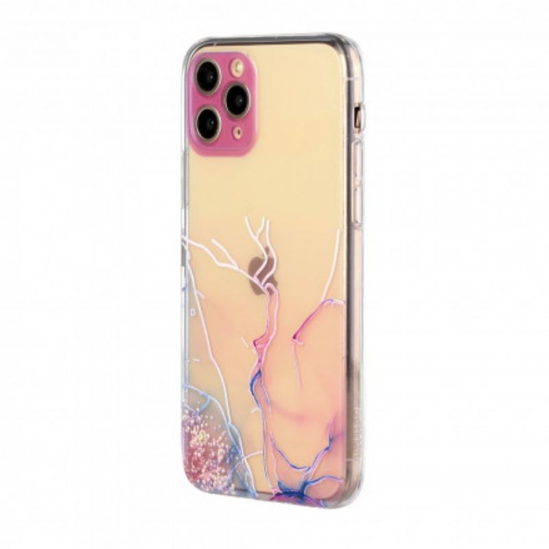 Capa Para iPhone 11 Pro Silicone Flexível Artístico