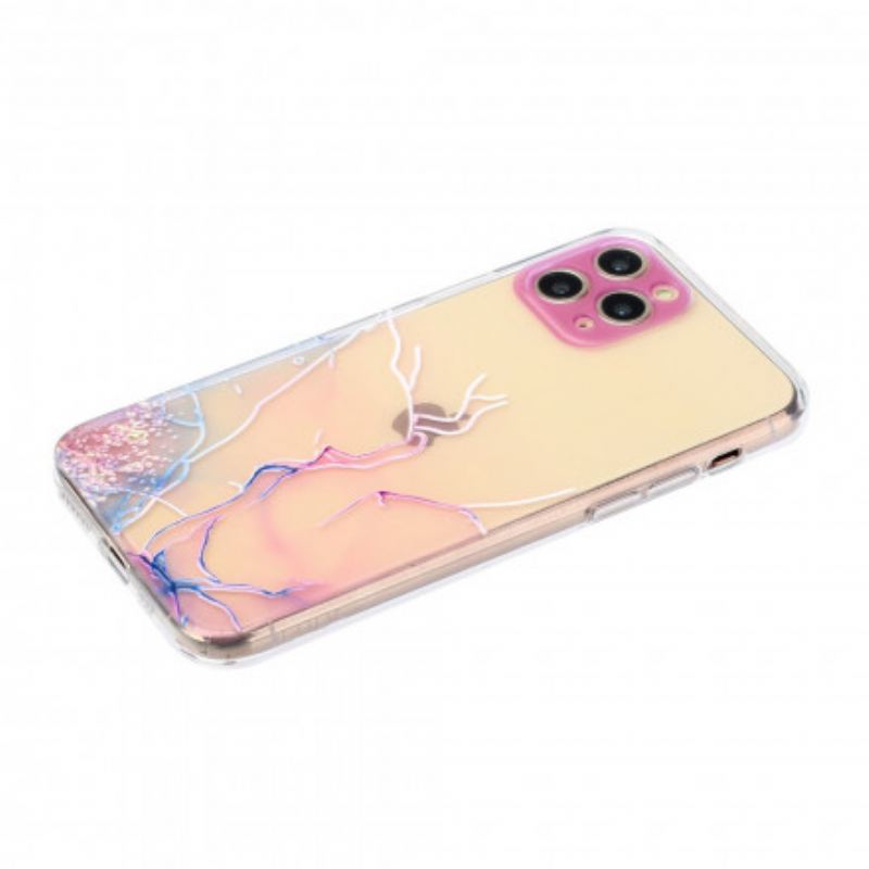 Capa Para iPhone 11 Pro Silicone Flexível Artístico