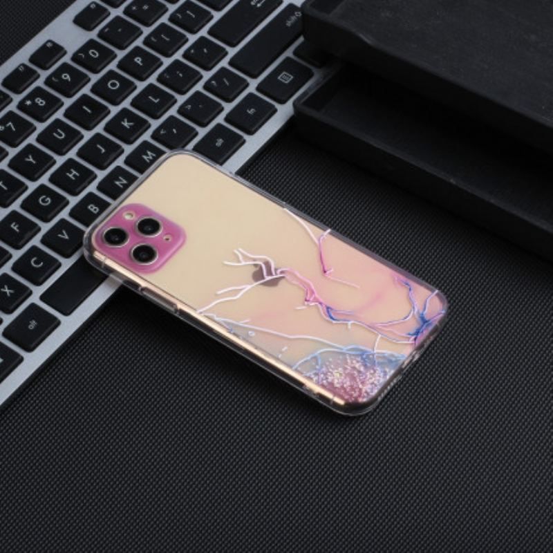 Capa Para iPhone 11 Pro Silicone Flexível Artístico