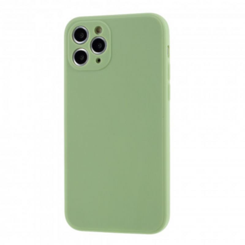 Capa Para iPhone 11 Pro Tapete De Silicone Cor Pura