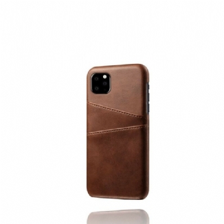 Capa Para iPhone 11 Pro Titular De Cartão Duplo