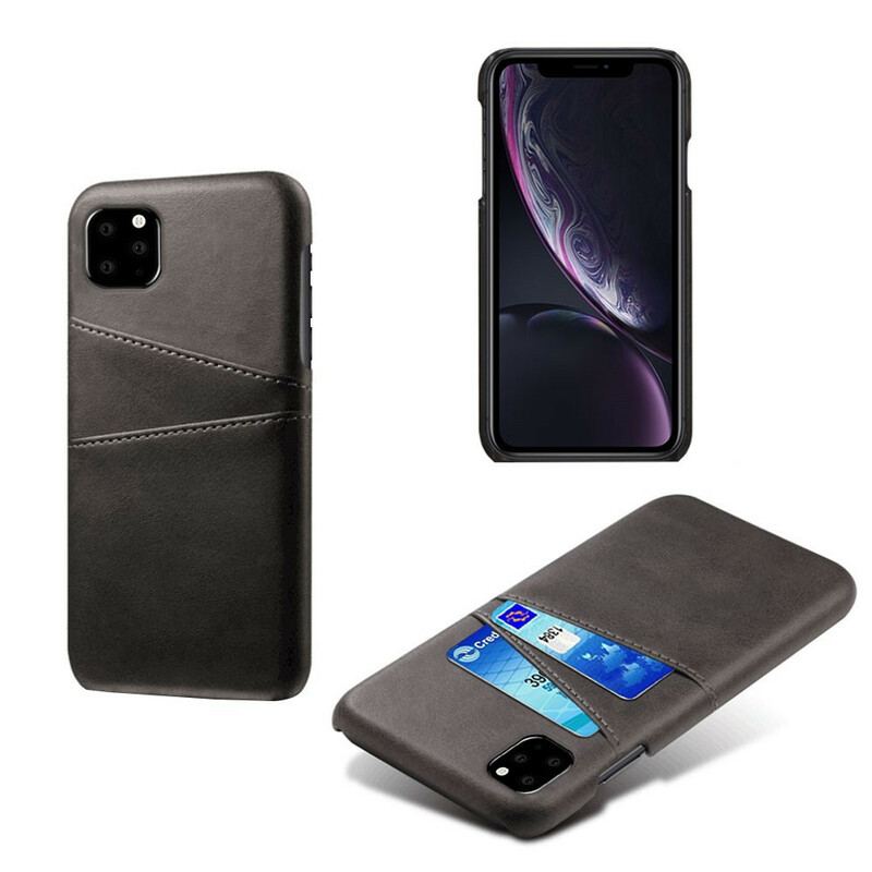 Capa Para iPhone 11 Pro Titular De Cartão Duplo