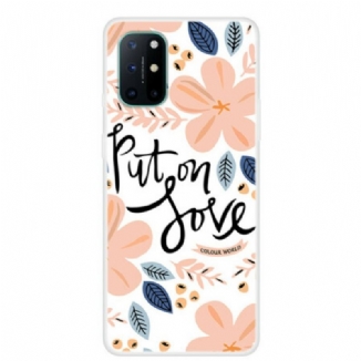 Capa De Celular Para OnePlus 8T Coloque Amor