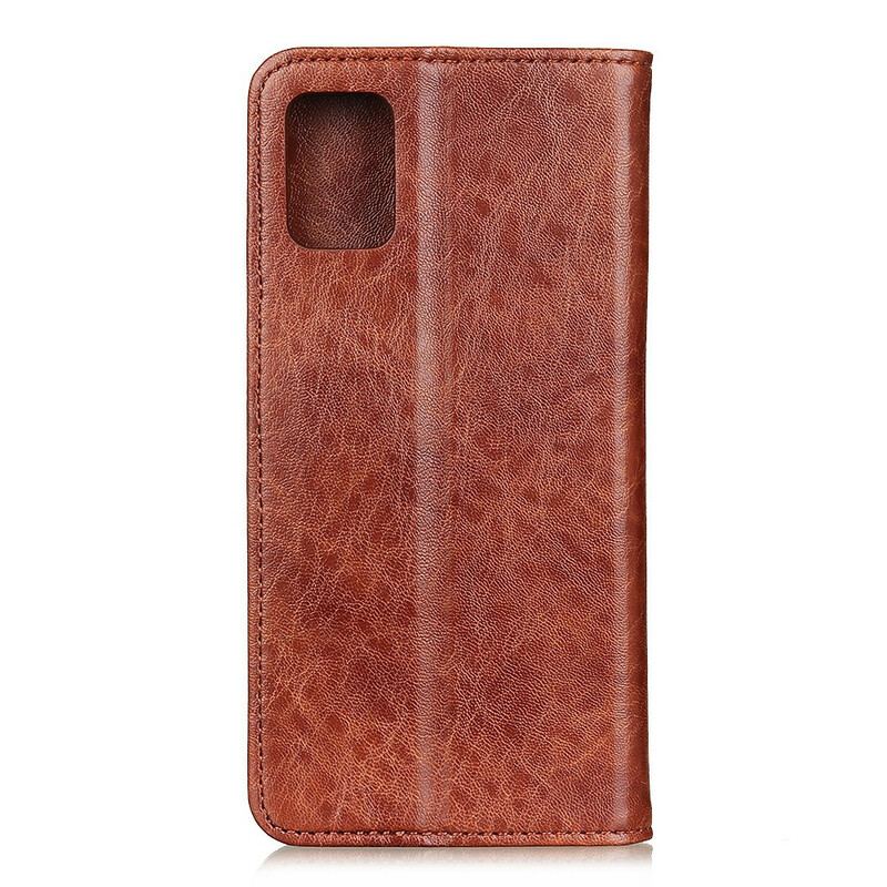 Capa De Celular Para OnePlus 8T Flip Couro Litchi Elegance Dividido