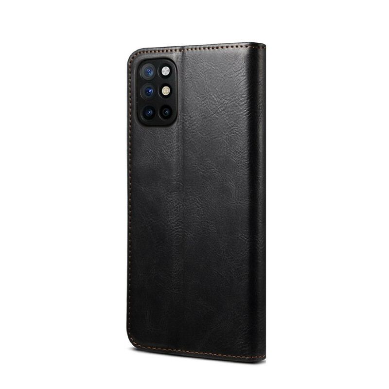 Capa De Celular Para OnePlus 8T Flip Couro Sintético Encerado