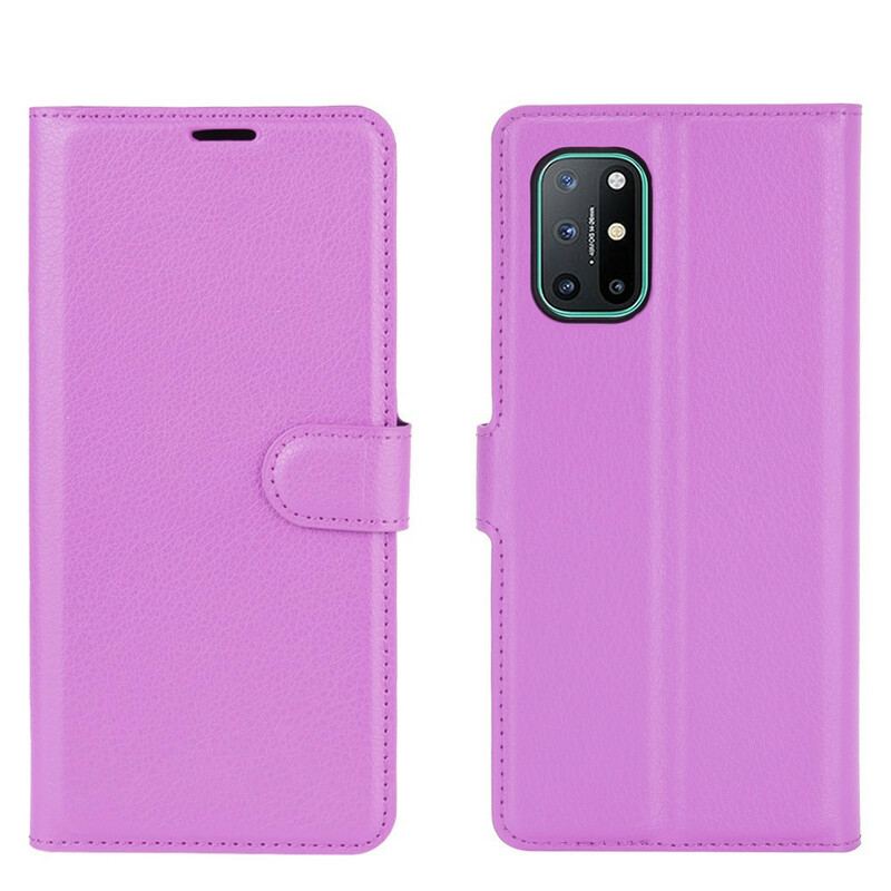 Capa De Couro Para OnePlus 8T Clássico