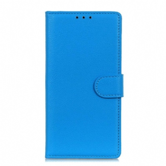 Capa De Couro Para OnePlus 8T Tradicionalmente Lichia