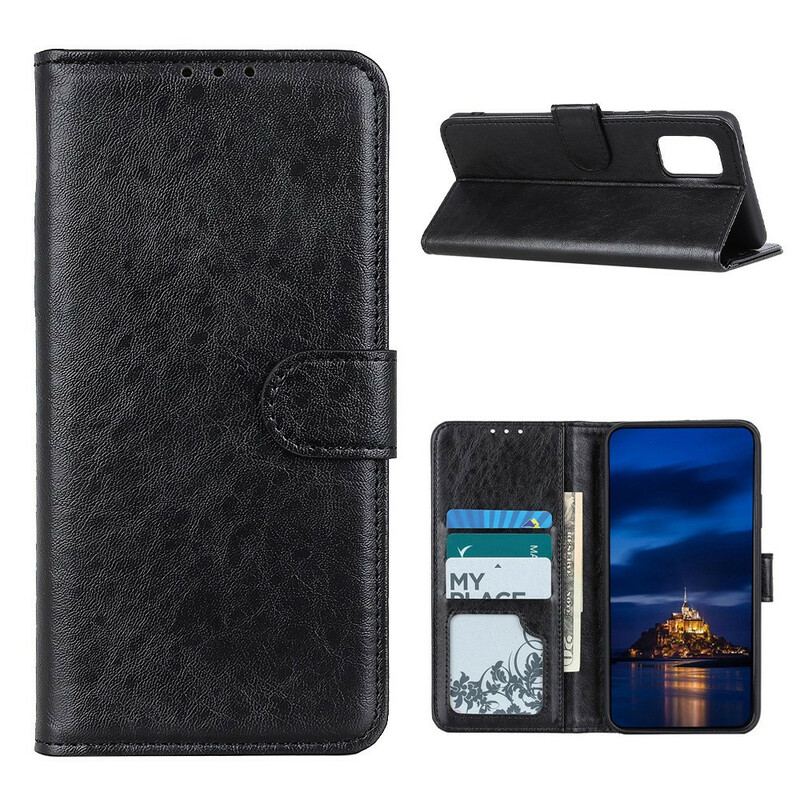 Capa Flip Para OnePlus 8T Couro Sintético Texturizado