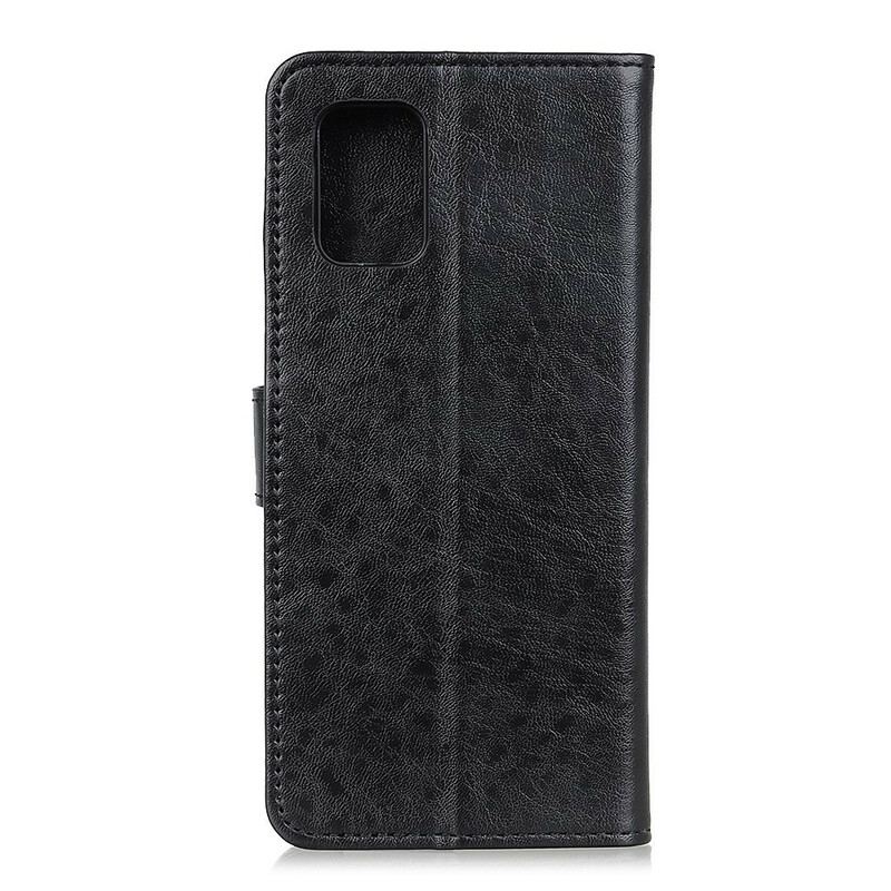 Capa Flip Para OnePlus 8T Couro Sintético Texturizado