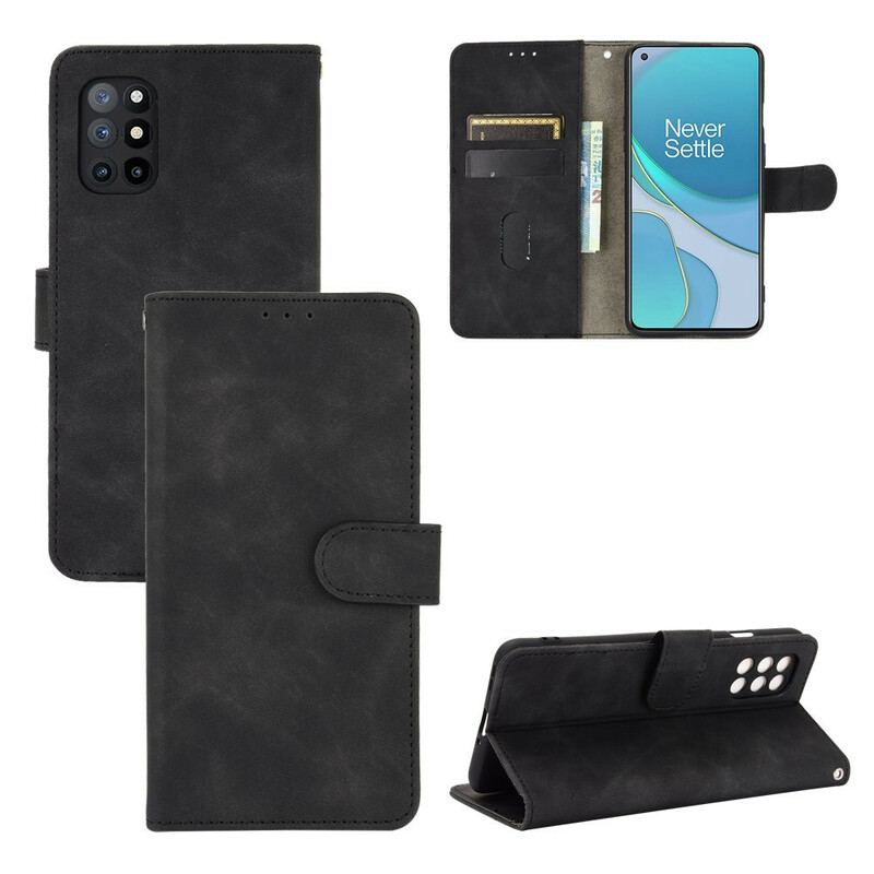 Capa Flip Para OnePlus 8T Toque De Pele