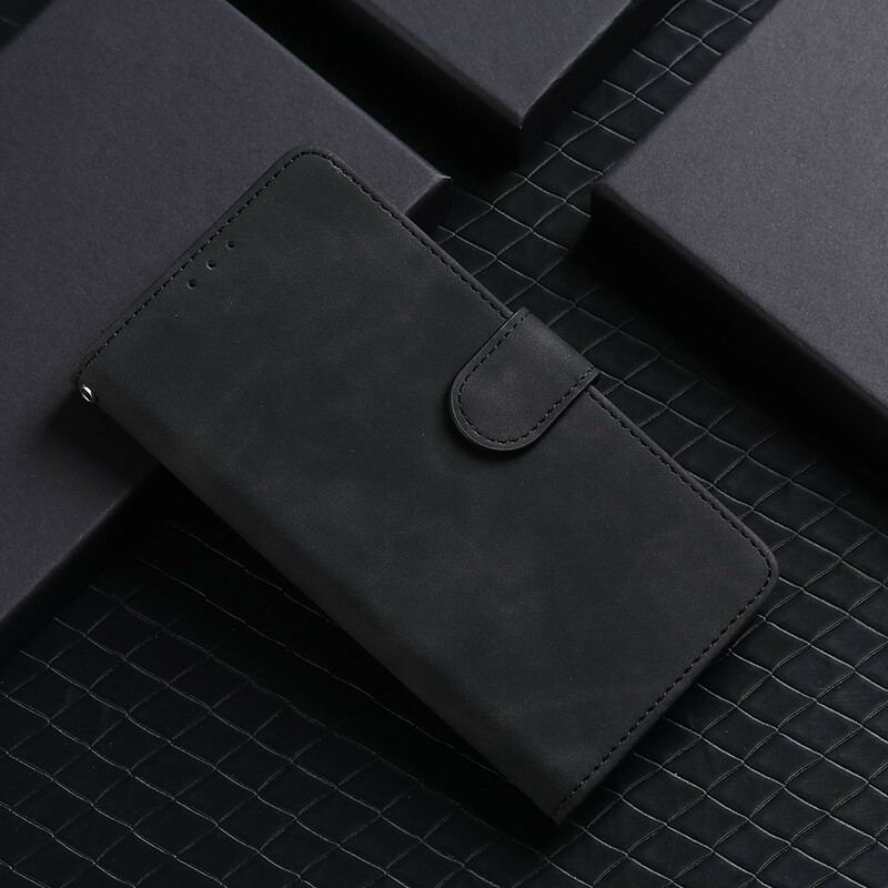 Capa Flip Para OnePlus 8T Toque De Pele