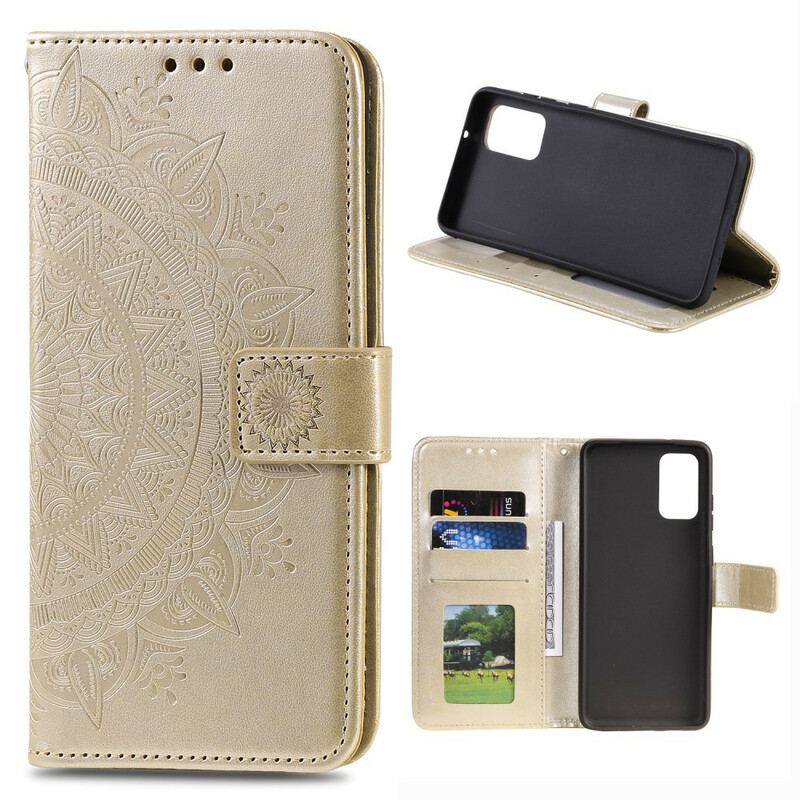 Capa Folio Para OnePlus 8T Mandala Do Sol