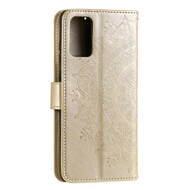 Capa Folio Para OnePlus 8T Mandala Do Sol