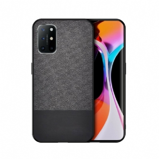 Capa Para OnePlus 8T Couro Falso De Textura Dupla