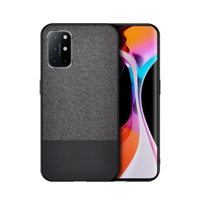 Capa Para OnePlus 8T Couro Falso De Textura Dupla