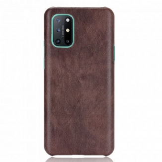 Capa Para OnePlus 8T Efeito Couro De Desempenho Lichia