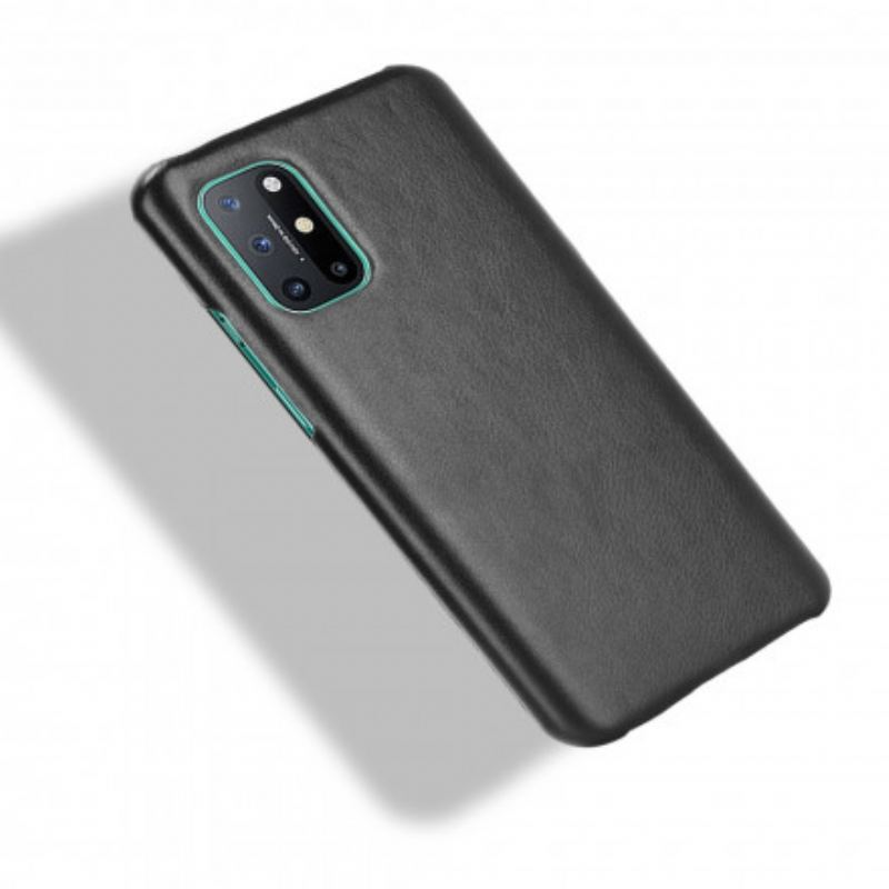 Capa Para OnePlus 8T Efeito Couro De Desempenho Lichia