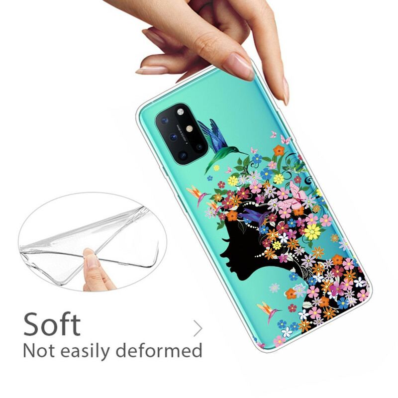 Capa Para OnePlus 8T Linda Cabeça De Flor