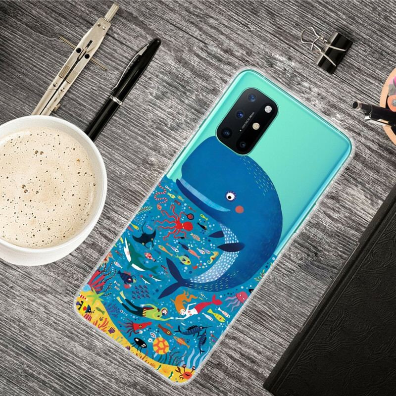 Capa Para OnePlus 8T Mundo Marinho