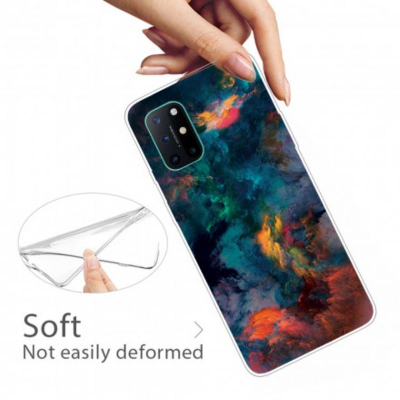 Capa Para OnePlus 8T Nuvens Coloridas