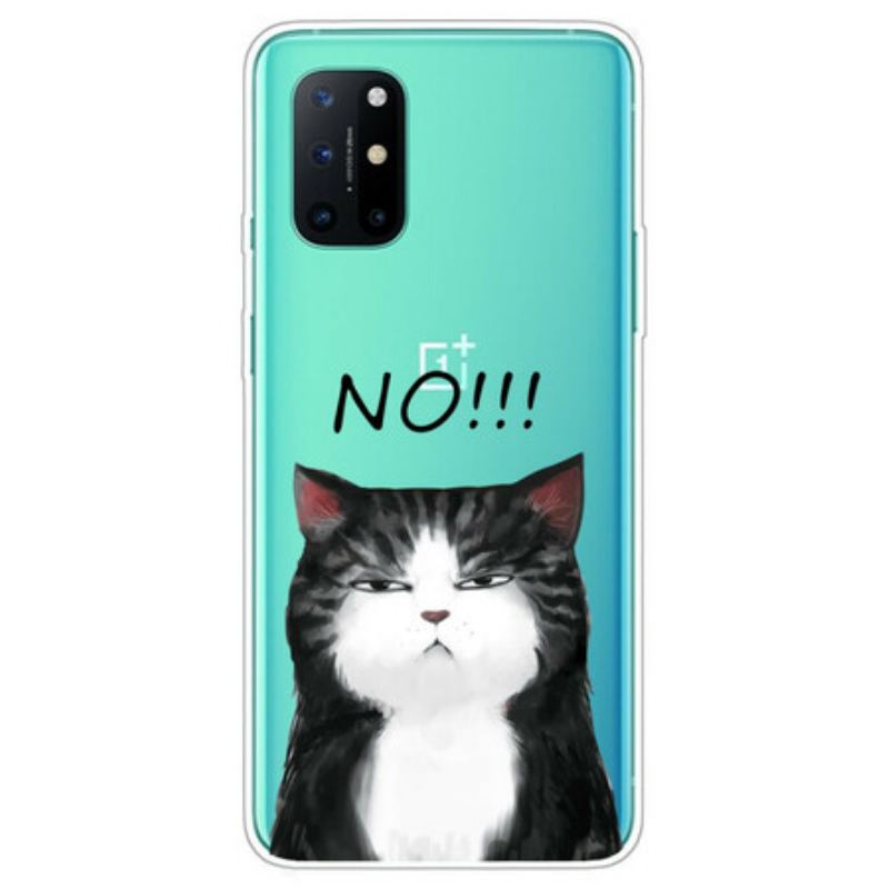 Capa Para OnePlus 8T O Gato Que Diz Não