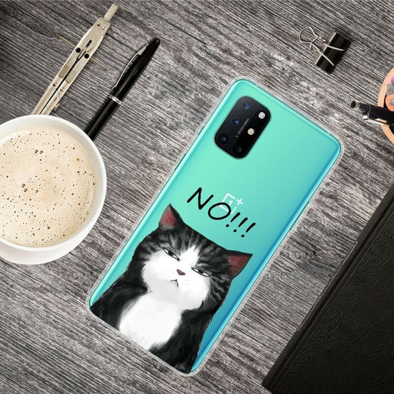 Capa Para OnePlus 8T O Gato Que Diz Não