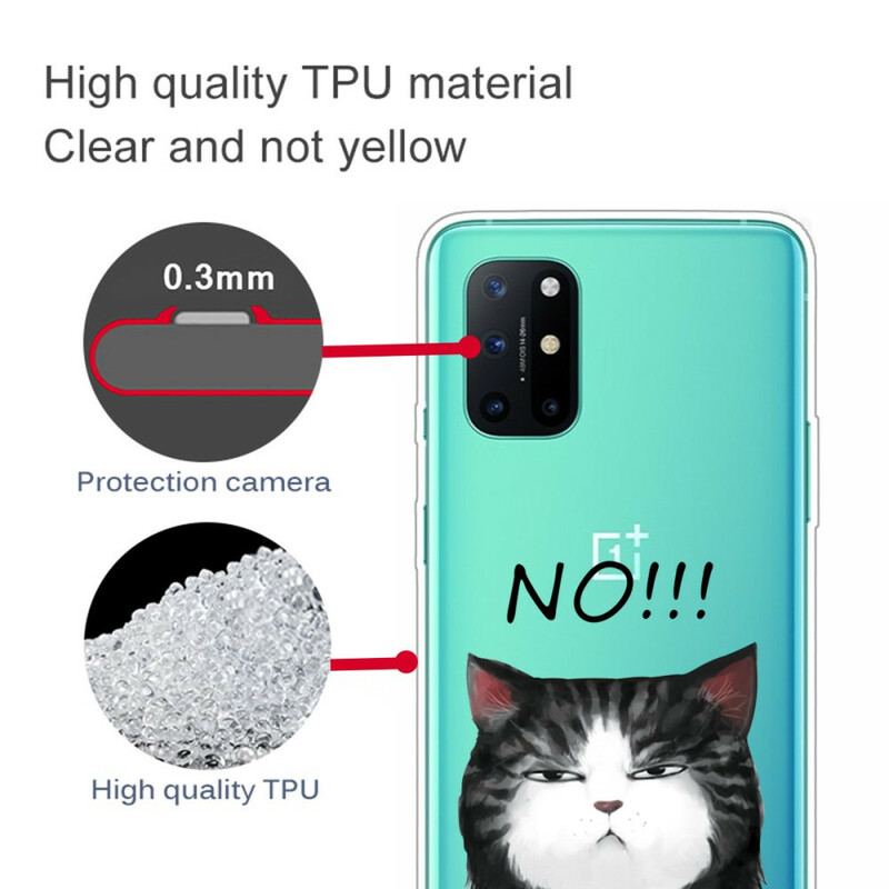 Capa Para OnePlus 8T O Gato Que Diz Não