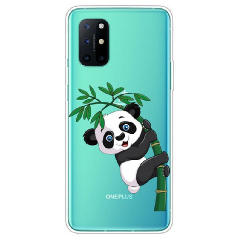 Capa Para OnePlus 8T Panda Sem Costura Em Bambu