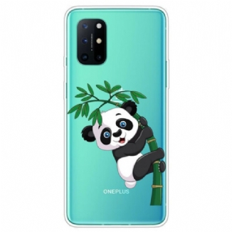 Capa Para OnePlus 8T Panda Sem Costura Em Bambu