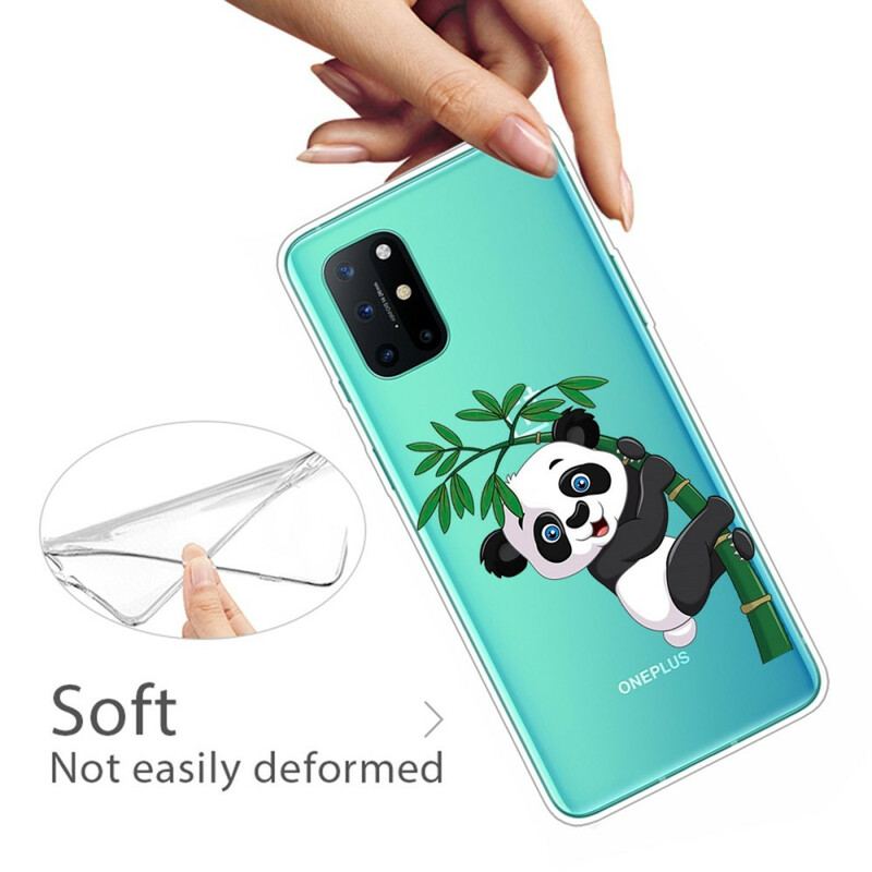 Capa Para OnePlus 8T Panda Sem Costura Em Bambu